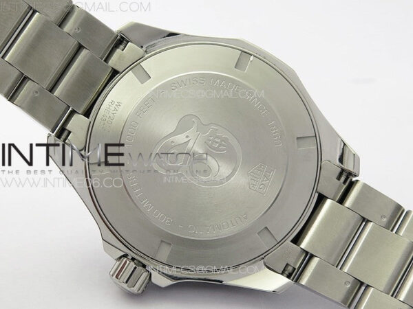 Aquaracer Calibre 5 44mm TARF 1:1 Best Edition White Dial SS Bezel on SS Bracelet SW200 - Image 20