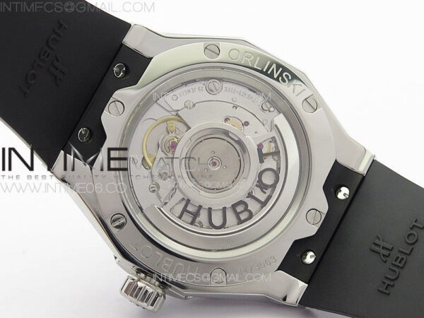 Big Bang Classic Fusion Orlinski SS APSF 1:1 Best Edtion Black Faceted Dial on Black Rubber Strap A2892 to HUB1100 - Image 20