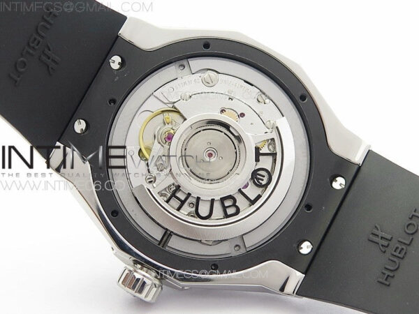 Big Bang Classic Fusion Orlinski SS APSF 1:1 Best Edtion Black Faceted Dial on Black Rubber Strap A2892 to HUB1100 - Image 21