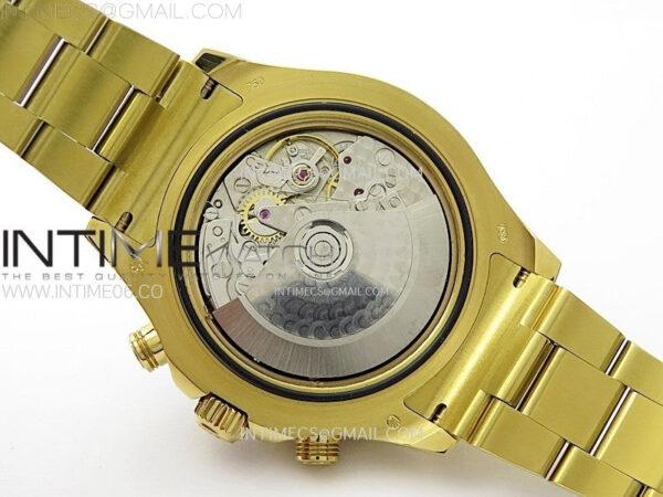 YachtMaster II 116688 Blue Ceramic Bezel YG KF 1:1 Best Edition White Dial on YG Bracelet A7750 - Image 30