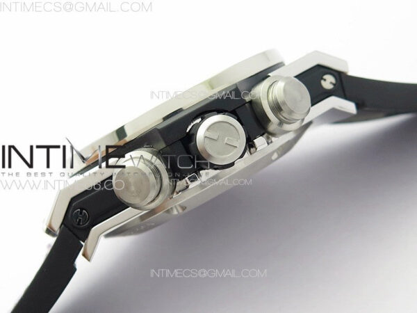 Big Bang Unico Rainbow King SS 45mm ZF 1:1 Best Edition on Rainbow Gummy Strap A1242 - Image 11