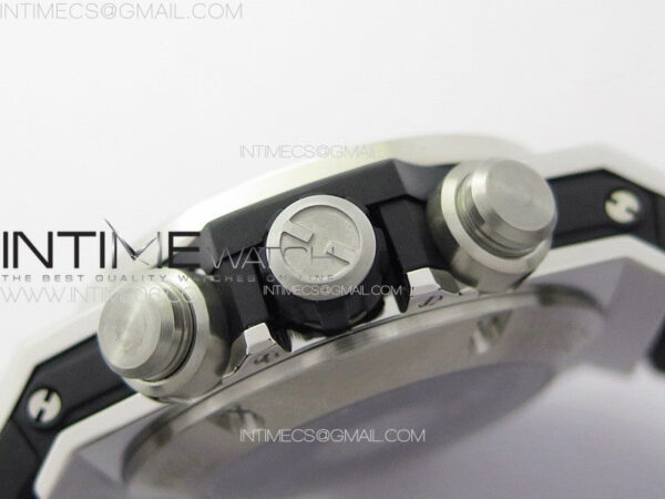 Big Bang Unico Rainbow King SS 45mm ZF 1:1 Best Edition on Rainbow Gummy Strap A1242 - Image 12