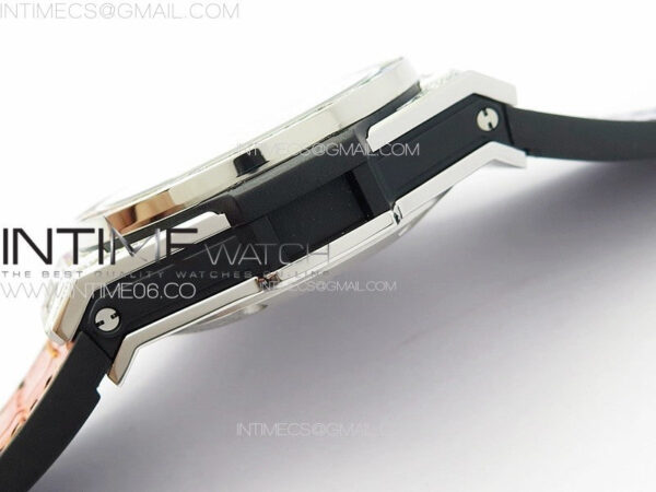 Big Bang Unico Rainbow King SS 45mm ZF 1:1 Best Edition on Rainbow Gummy Strap A1242 - Image 13