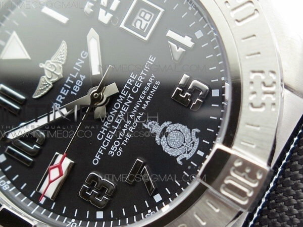 Avenger II Seawolf 350 Years SS 1:1 Best Edition Black Dial On Nylon Strap A2836 - Image 4