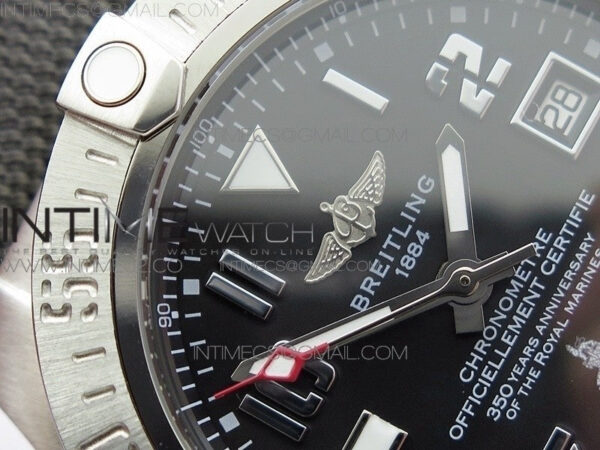 Avenger II Seawolf 350 Years SS 1:1 Best Edition Black Dial On Nylon Strap A2836 - Image 5