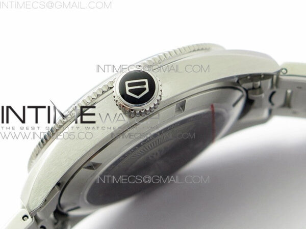 Autavia WBE5116 42mm SS TAR 1:1 Best Edition Black Ceramic bezel Gray Dial on SS Bracelet SW200 - Image 8