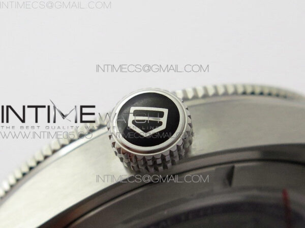 Autavia WBE5116 42mm SS TAR 1:1 Best Edition Black Ceramic bezel Gray Dial on SS Bracelet SW200 - Image 9