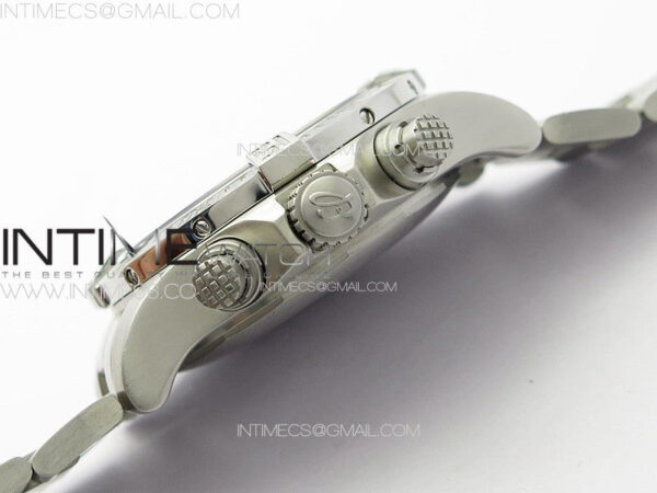 Avenger Chrono SS White Second hand B50 Blue Dial on SS Bracelet A7750 - Image 10