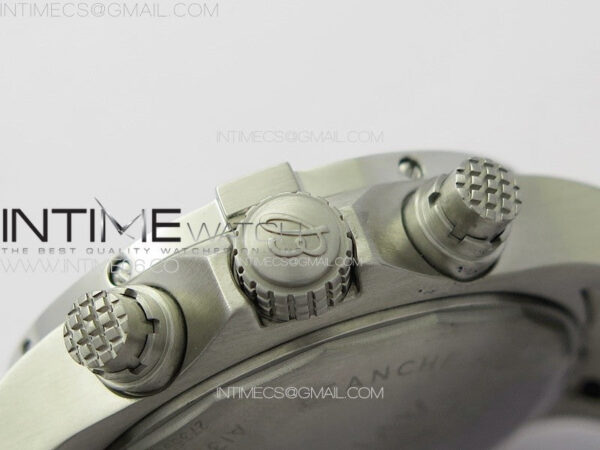 Avenger Chrono SS White Second hand B50 Blue Dial on SS Bracelet A7750 - Image 11