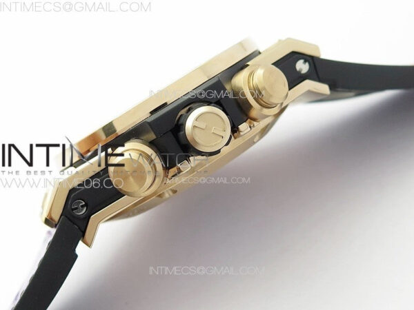 Big Bang Unico Rainbow King RG 45mm ZF 1:1 Best Edition on Rainbow Gummy Strap A1242 - Image 13