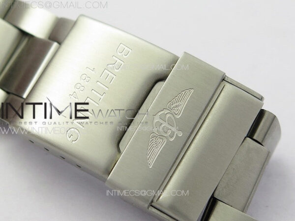 Avenger Chrono SS White Second hand B50 Blue Dial on SS Bracelet A7750 - Image 16