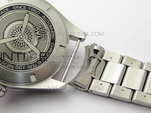 Autavia WBE5116 42mm SS TAR 1:1 Best Edition Black Ceramic bezel Gray Dial on SS Bracelet SW200 - Image 23