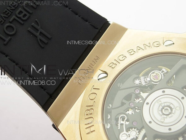 Big Bang Unico Rainbow King RG 45mm ZF 1:1 Best Edition on Rainbow Gummy Strap A1242 - Image 24