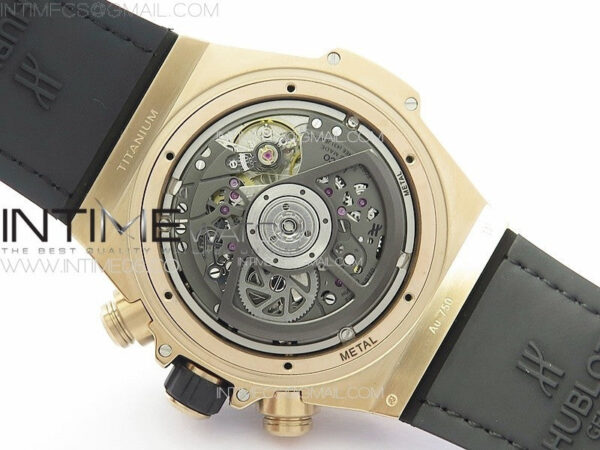 Big Bang Unico Rainbow King RG 45mm ZF 1:1 Best Edition on Rainbow Gummy Strap A1242 - Image 26
