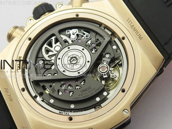 Big Bang Unico Rainbow King RG 45mm ZF 1:1 Best Edition on Rainbow Gummy Strap A1242 - Image 28