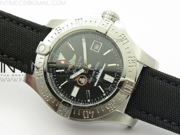 Avenger II Seawolf HMS ARK Royal SS 1:1 Best Edition Black Dial On Nylon Strap A2836 - Image 2
