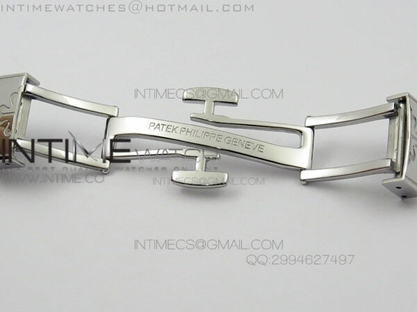 Aquanaut Jumbo SS 1:1 Best Edition White Dial on White Rubber Strap Ronda Quartz - Image 12