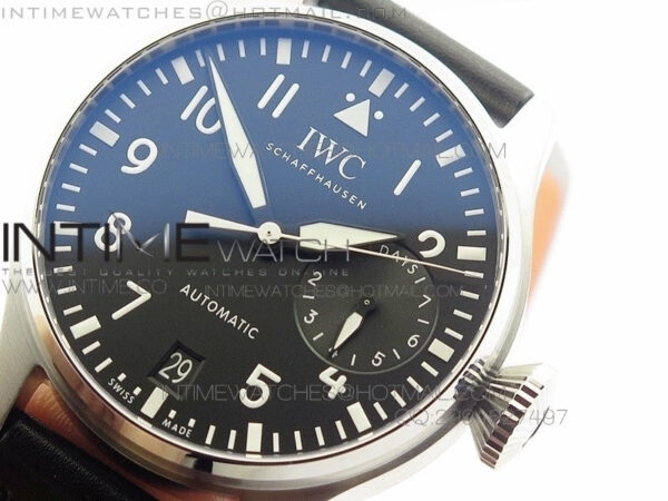 Big Pilot IW500912 ZF 1:1 Best Edition on Black Leather Strap A521111 - Image 5