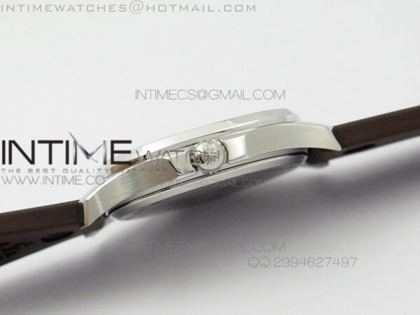 Aquanaut Jumbo SS 1:1 Best Edition Brown Dial on Brown Rubber Strap Ronda Quartz - Image 8