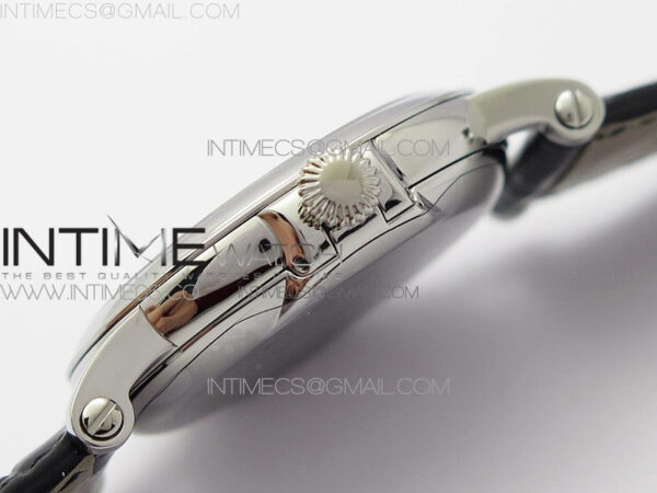 Calatrava 5153G SS ZF 1:1 Best Edition Black textured dial on Black Leather Strap A324CS - Image 12