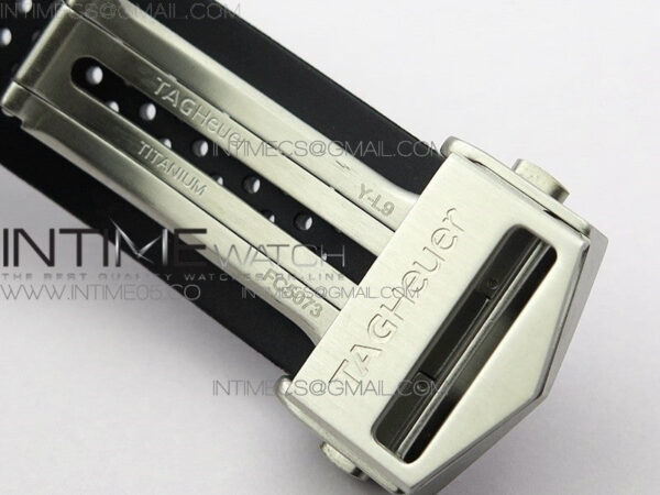 Calibre Heuer 01 Chrono 43mm SS XF 1:1 Best Edition Skeleton Dial on Rubber Strap A1887 - Image 14