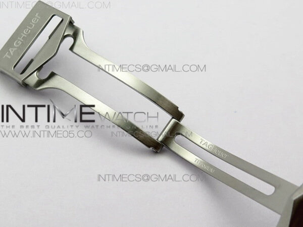 Calibre Heuer 01 Chrono 43mm SS XF 1:1 Best Edition Skeleton Dial on Rubber Strap A1887 - Image 15