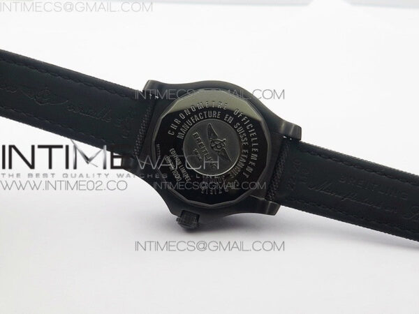 Avenger II Seawolf DLC V2 Best Edition Black CF Dial on Black Strap A2836(Free Brown Leather Strap) - Image 10