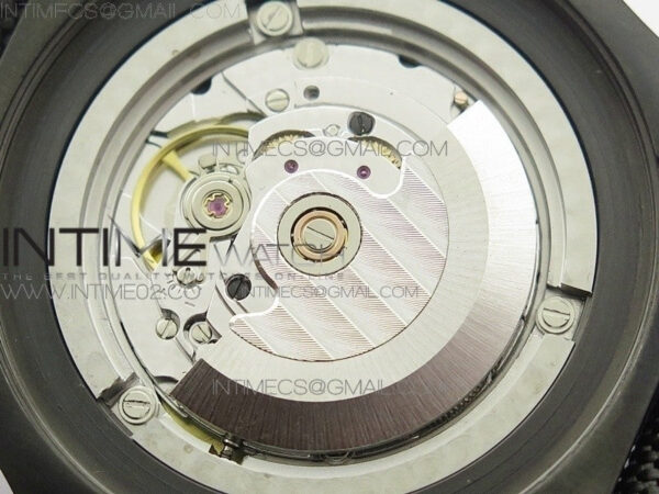 Avenger II Seawolf DLC V2 Best Edition Black CF Dial on Black Strap A2836(Free Brown Leather Strap) - Image 12