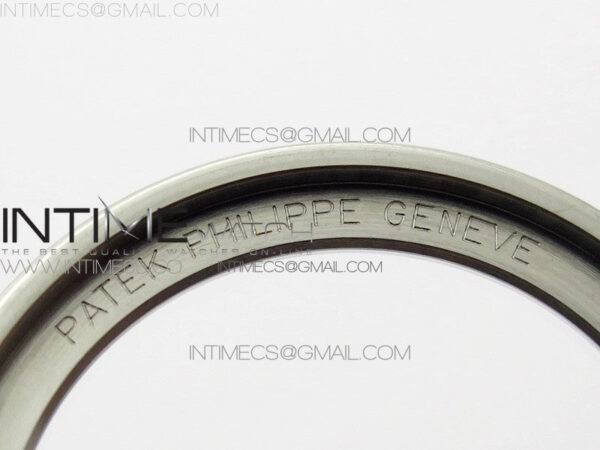 Calatrava 5298P-012 SS T Crystal Bezel ZF 1:1 Best Edition Black Dial on Black Leather Strap A324CS - Image 22