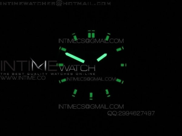 Aquanaut Jumbo SS 1:1 Best Edition Black Dial on Black Rubber Strap Ronda Quartz - Image 5