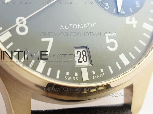 Big Pilot IW500917 ZF 1:1 RG Best Edition on Brown Leather Strap A521111 - Image 7