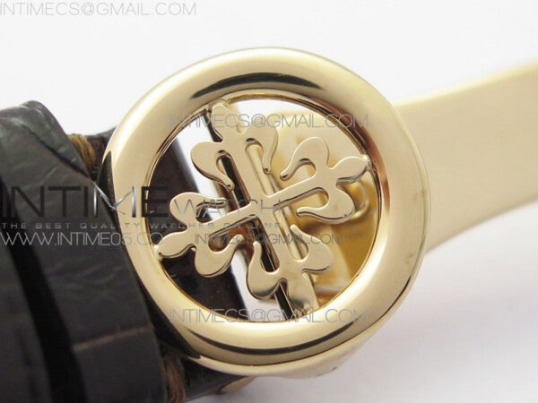 Calatrava 5153G-010 RG ZF 1:1 Best Edition White textured dial on Brown Leather Strap A324CS - Image 16