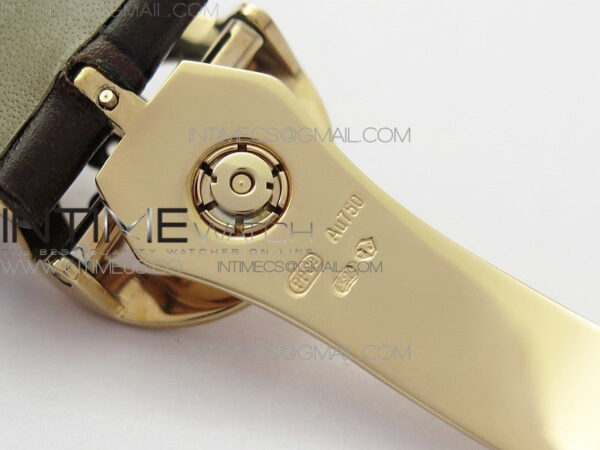 Calatrava 5153G-010 RG ZF 1:1 Best Edition White textured dial on Brown Leather Strap A324CS - Image 18