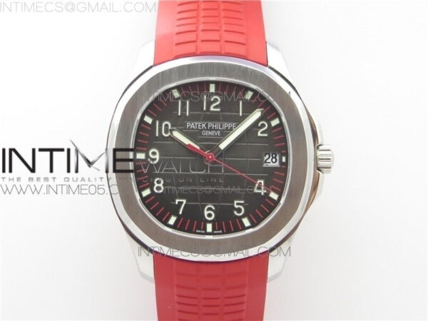 Aquanaut 5167A Singapore Edition SS ZF 1:1 Best Edition Red Second Hand on Red Rubber Strap 324CS (Free box)