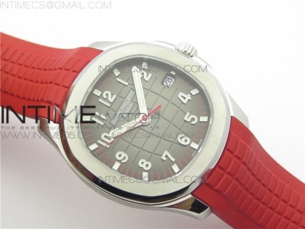 Aquanaut 5167A Singapore Edition SS ZF 1:1 Best Edition Red Second Hand on Red Rubber Strap 324CS (Free box) - Image 2
