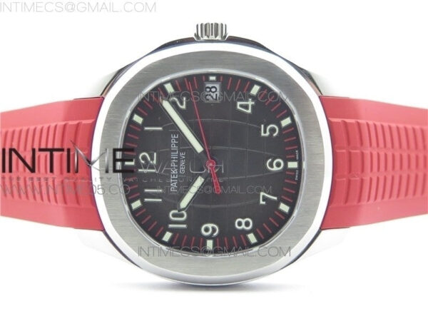 Aquanaut 5167A Singapore Edition SS ZF 1:1 Best Edition Red Second Hand on Red Rubber Strap 324CS (Free box) - Image 3