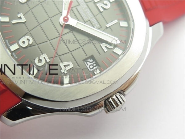 Aquanaut 5167A Singapore Edition SS ZF 1:1 Best Edition Red Second Hand on Red Rubber Strap 324CS (Free box) - Image 4