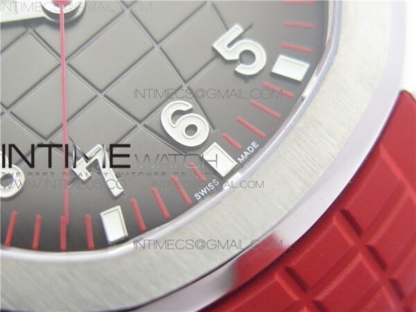 Aquanaut 5167A Singapore Edition SS ZF 1:1 Best Edition Red Second Hand on Red Rubber Strap 324CS (Free box) - Image 5