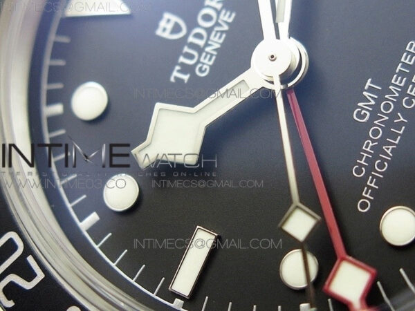 Black Bay GMT Baselworld 2018 Pepsi Blue/Red Bezel ZF 1:1 Best Edition Black Dial on SS Bracelet A2836 - Image 6