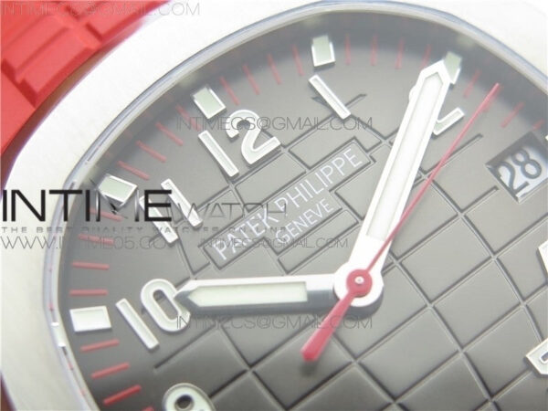 Aquanaut 5167A Singapore Edition SS ZF 1:1 Best Edition Red Second Hand on Red Rubber Strap 324CS (Free box) - Image 7