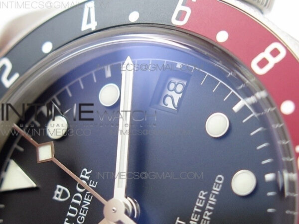 Black Bay GMT Baselworld 2018 Pepsi Blue/Red Bezel ZF 1:1 Best Edition Black Dial on SS Bracelet A2836 - Image 8