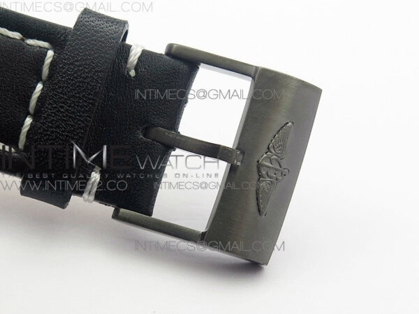Avenger II Seawolf DLC V2 Best Edition Black Dial Stick Markers Red Second Hand on Black Strap A2836 (Free Brown Leather Strap) - Image 9