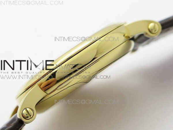 Calatrava 5153G-010 YG ZF 1:1 Best Edition White textured dial on Brown Leather Strap A324CS - Image 13