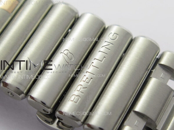 Chronomat B01 42mm SS/RG TF 1:1 Best Edition Gray Dial on SS Bracelet A7750 - Image 16