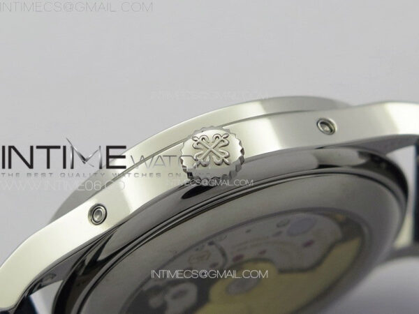 Annual Calendar Moonphase 5396 SS PPF 1:1 Best Edition Blue Dial on Black Leather Strap PPF324 - Image 11