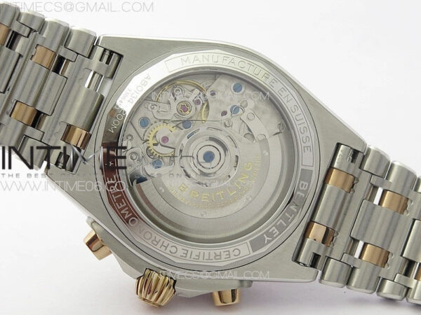 Chronomat B01 42mm SS/RG TF 1:1 Best Edition Gray Dial on SS Bracelet A7750 - Image 20
