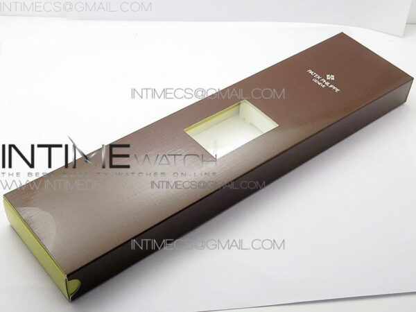 Calatrava 5153G-010 YG ZF 1:1 Best Edition White textured dial on Brown Leather Strap A324CS - Image 24