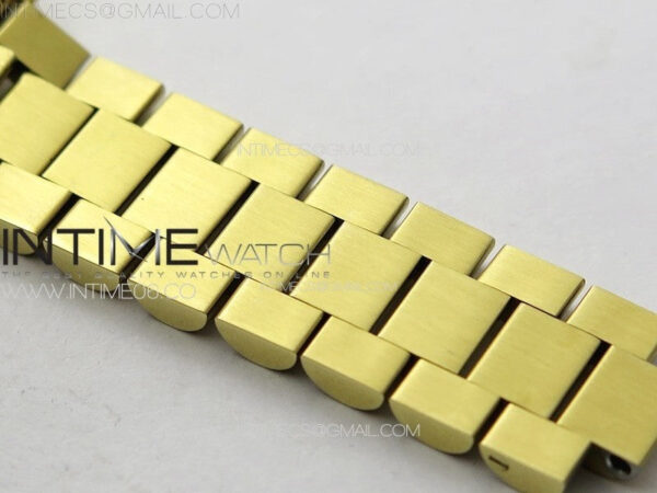 DateJust 31mm YG/Crystals Bezel APSF Best Edition Blue MOP Dial Crystals Markers on President Bracelet A2824 - Image 15