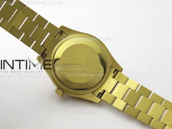 DateJust 31mm YG/Crystals Bezel APSF Best Edition Blue MOP Dial Crystals Markers on President Bracelet A2824 - Image 20