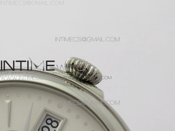 Calatrava 5153G-010 SS ZF 1:1 Best Edition White textured dial on Black Leather Strap A324CS - Image 11